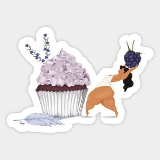 Cupcake Sticker